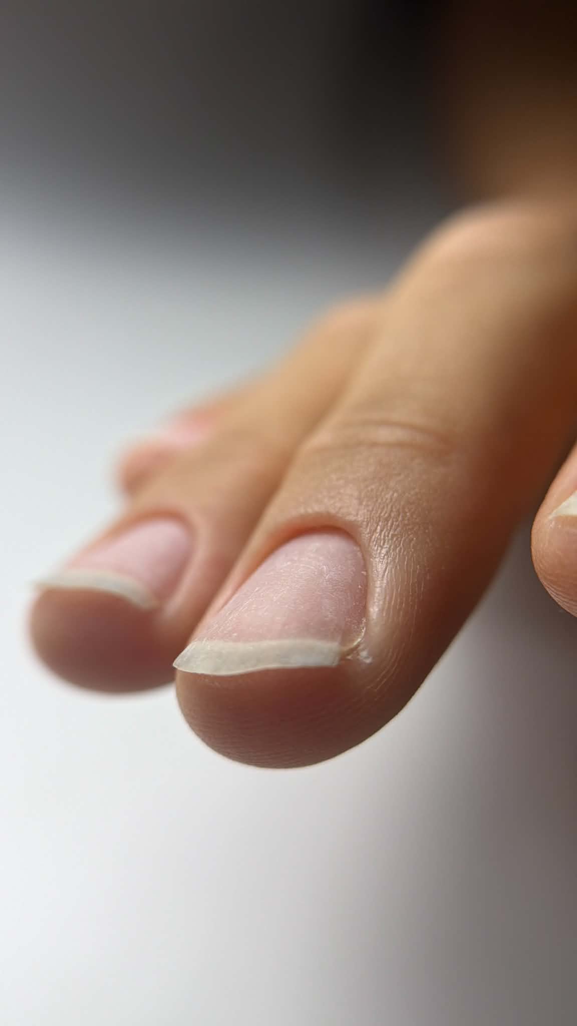 Ongles naturels avant la prestation